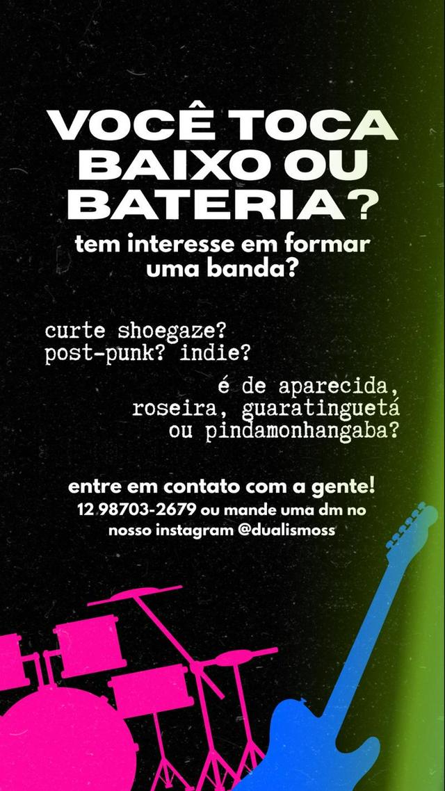 Procuro musicos, sou do vale do paraiba